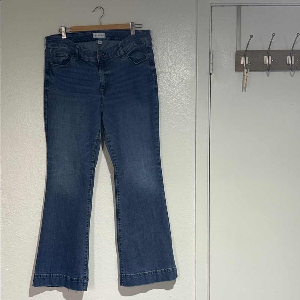 Lane Bryant Dark Blue Flare Jeans
